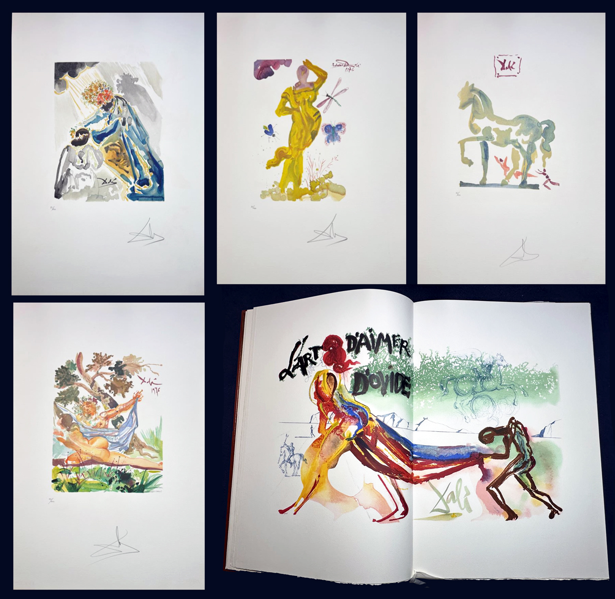 Image for L'Art d'Aimer. With 15 Engravings + suite of 4 signed by Dal L'Art d'Aimer. With 15 Engravings + suite of 4 signed by Dal
